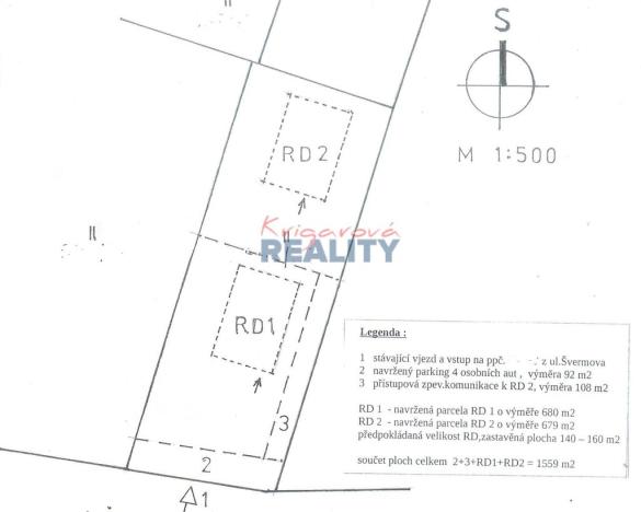 Prodej pozemku pro bydlení, Horní Planá, 1559 m2