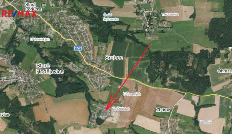 Prodej pozemku pro bydlení, Srubec, 494 m2