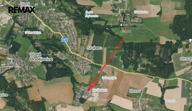 Prodej pozemku pro bydlení, Srubec, 494 m2