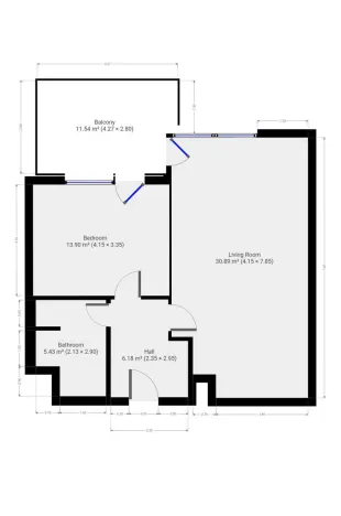 Pronájem bytu 2+kk, Praha - Strašnice, Ramonova, 60 m2