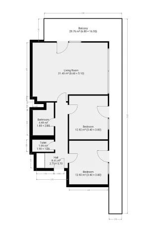Pronájem bytu 3+kk, Praha - Strašnice, Počernická, 78 m2