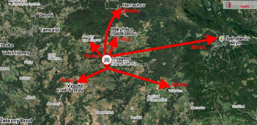 Prodej rodinného domu, Jablonec nad Jizerou - Blansko, 600 m2