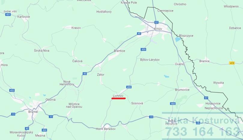 Prodej pozemku pro bydlení, Lichnov, 813 m2