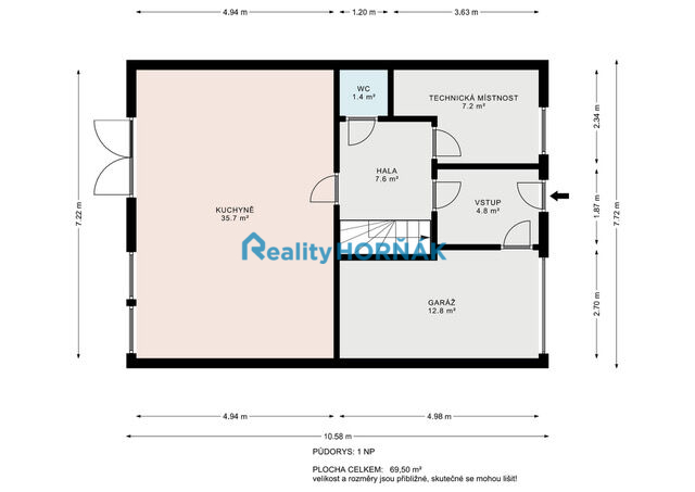 Prodej rodinného domu, Tábor - Čekanice, Za Hřištěm, 154 m2