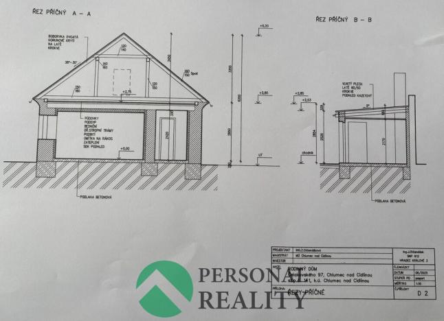 Prodej rodinného domu, Chlumec nad Cidlinou, Čelakovského, 44 m2