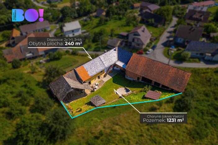 Prodej zemědělské usedlosti, Choryně, 240 m2