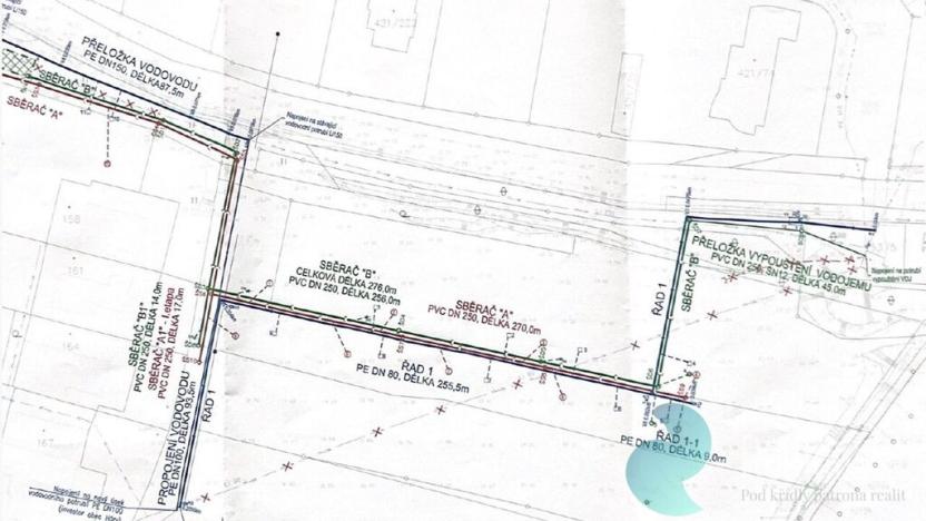 Prodej pozemku pro bydlení, Hůry, 802 m2