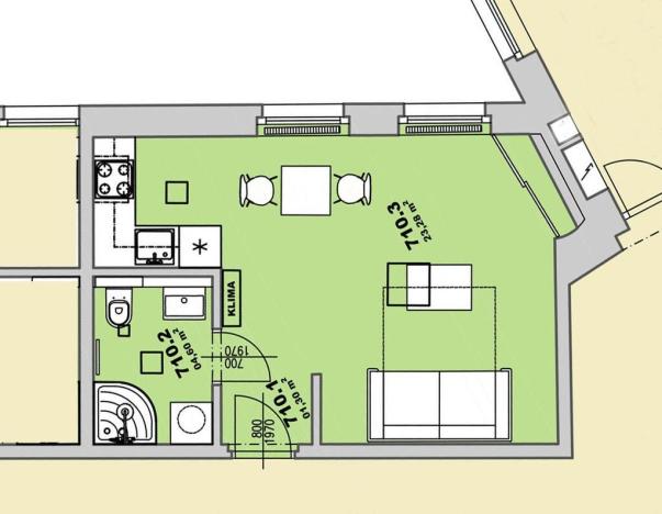 Pronájem bytu 1+kk, Brno, Jakubské náměstí, 41 m2