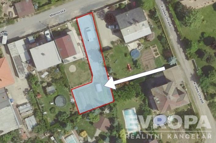 Prodej pozemku pro bydlení, Praha - Řeporyje, Milenovská, 295 m2