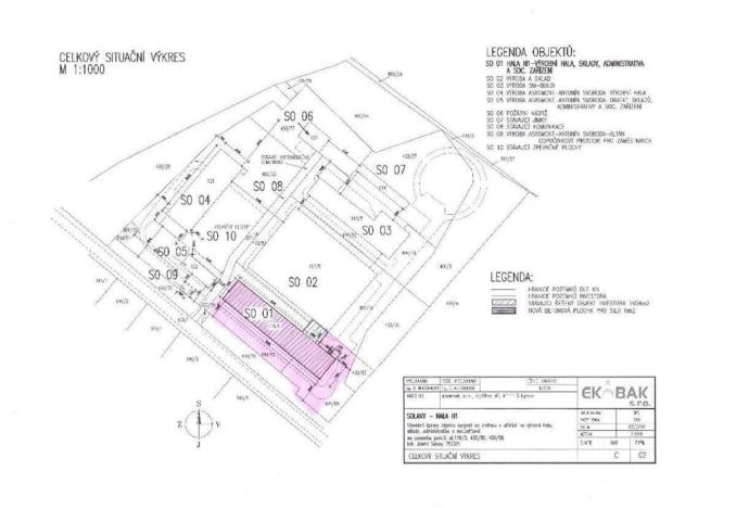 Pronájem skladu, Děčany - Solany, 1499 m2