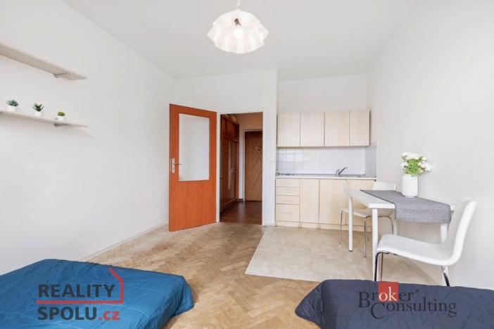 Prodej bytu 1+kk, Brno - Lesná, Halasovo náměstí, 23 m2