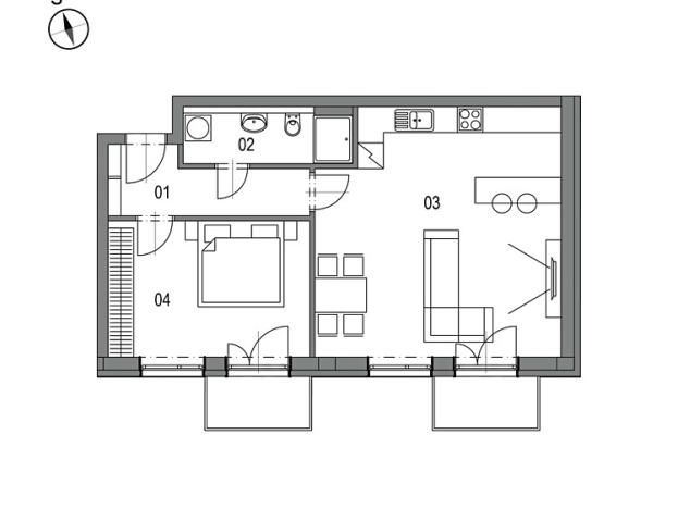 Prodej bytu 2+kk, Brno, 61 m2