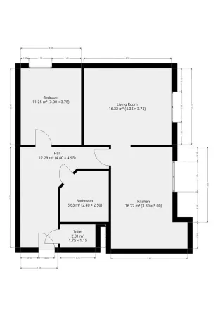 Pronájem bytu 2+1, Chrášťany, Žlutá, 63 m2