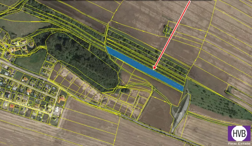 Prodej zemědělské půdy, Vodochody, Hoštice, 7272 m2