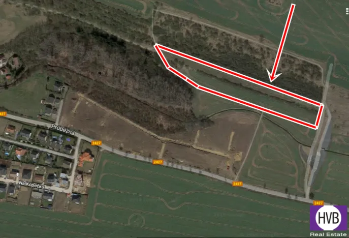 Prodej zemědělské půdy, Vodochody, Hoštice, 7272 m2