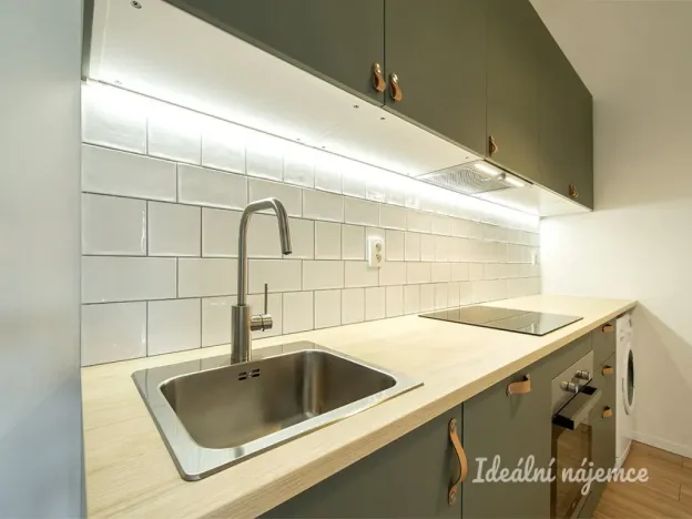 Pronájem bytu 1+1, Praha - Karlín, Hybešova, 33 m2