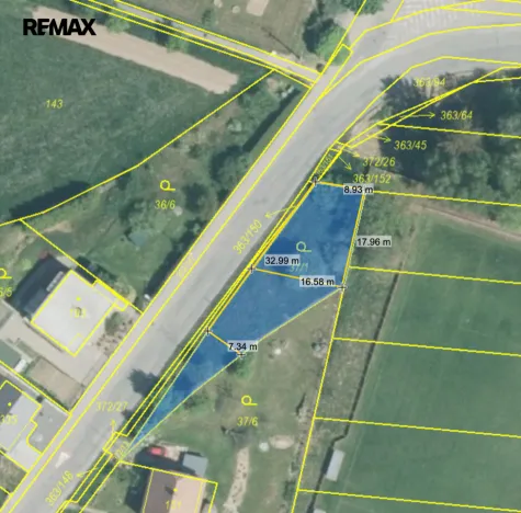 Prodej pozemku pro bydlení, Mysločovice, 490 m2