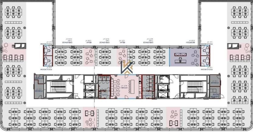 Pronájem kanceláře, Praha - Karlín, Rohanské nábřeží, 1418 m2