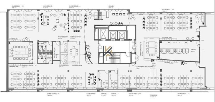 Pronájem kanceláře, Praha - Karlín, Rohanské nábřeží, 920 m2