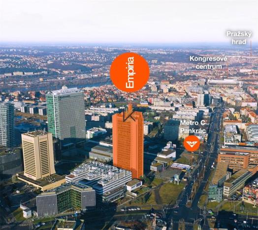 Pronájem kanceláře, Praha - Nusle, Na strži, 202 m2