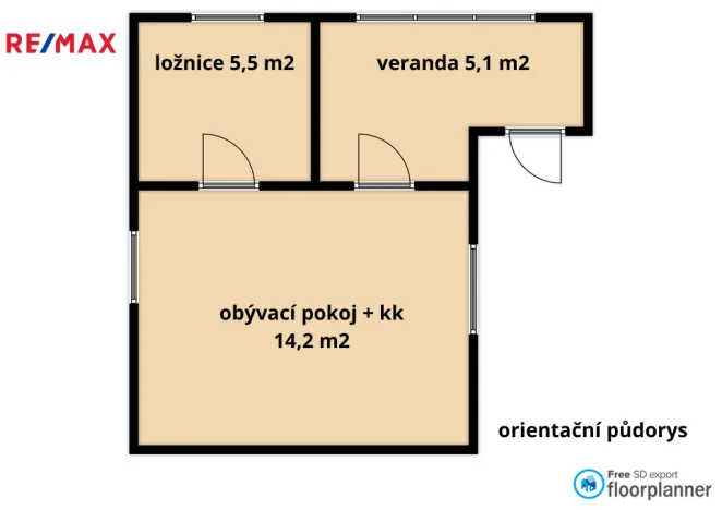 Prodej chaty, Valdíkov, 33 m2