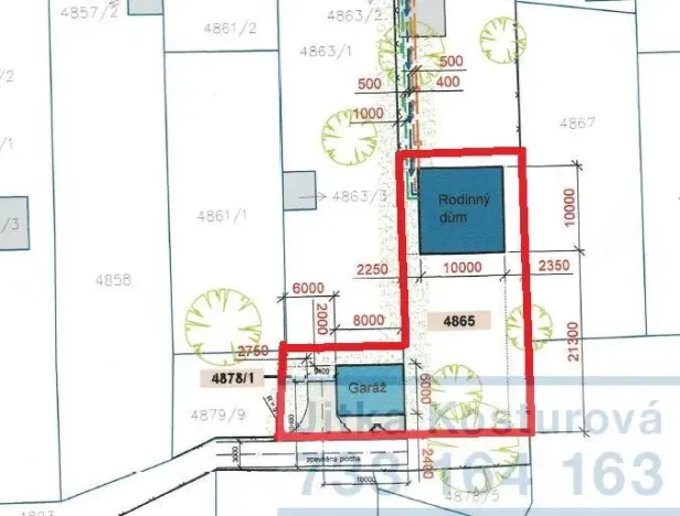 Prodej pozemku pro bydlení, Krnov - Pod Bezručovým vrchem, Ježnická, 608 m2