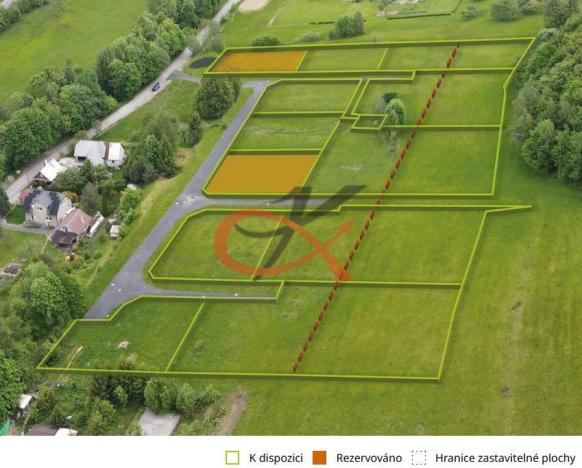 Prodej pozemku pro bydlení, Rožnov pod Radhoštěm, 1174 m2