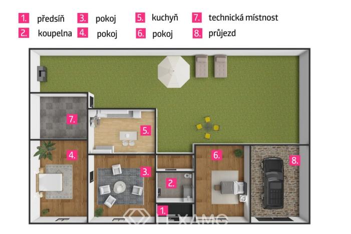 Prodej rodinného domu, Jemnice, Na Podolí, 93 m2