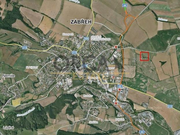 Prodej zemědělské půdy, Zábřeh, 2143 m2