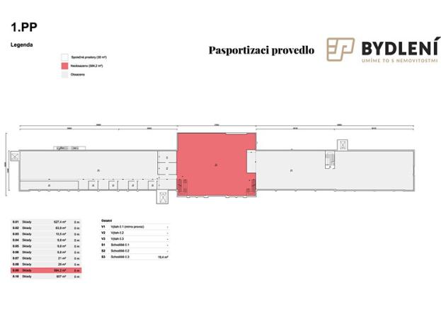 Pronájem skladu, Ústí nad Labem, Žižkova, 700 m2