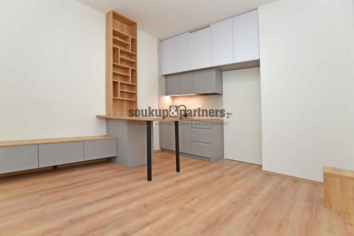 Pronájem bytu 1+kk, Praha - Podolí, Sinkulova, 27 m2