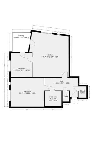 Pronájem bytu 3+kk, Praha - Kamýk, Cholupická, 109 m2