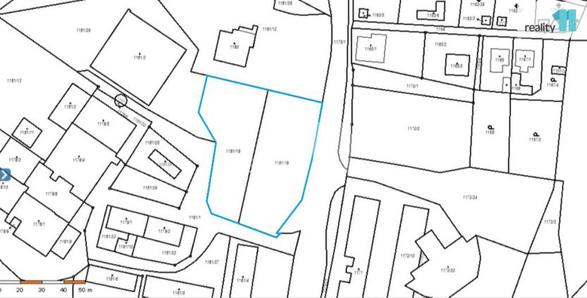 Prodej pozemku, Chodov, Horní, 3279 m2