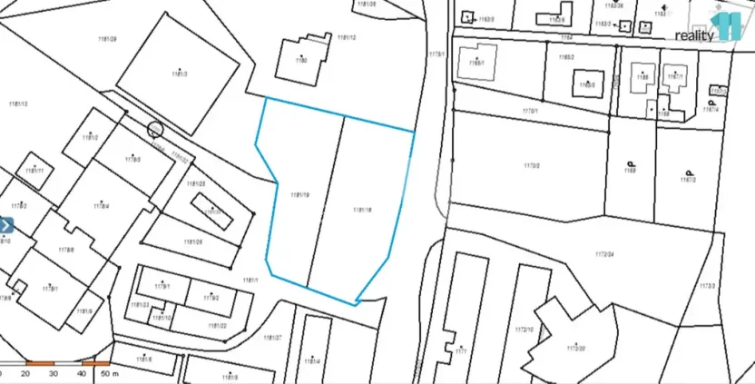 Prodej pozemku, Chodov, Horní, 3279 m2