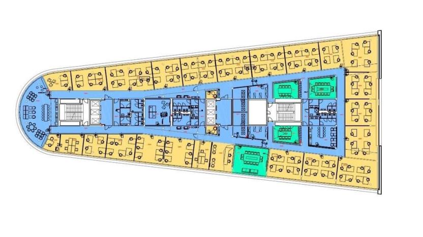 Pronájem kanceláře, Praha - Holešovice, Argentinská, 1893 m2