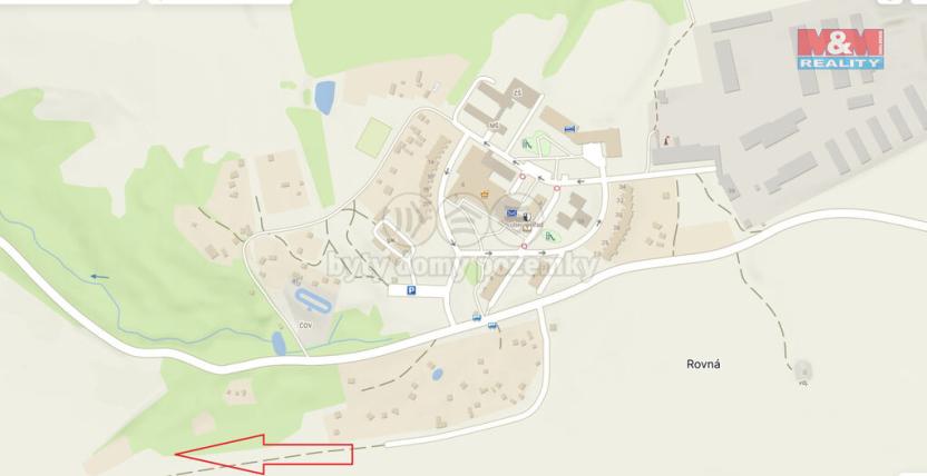 Prodej zahrady, Rovná, 651 m2