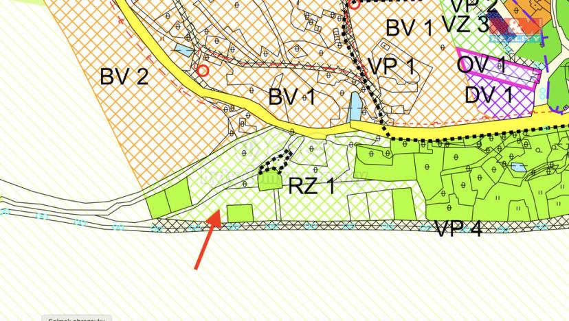 Prodej zahrady, Rovná, 579 m2