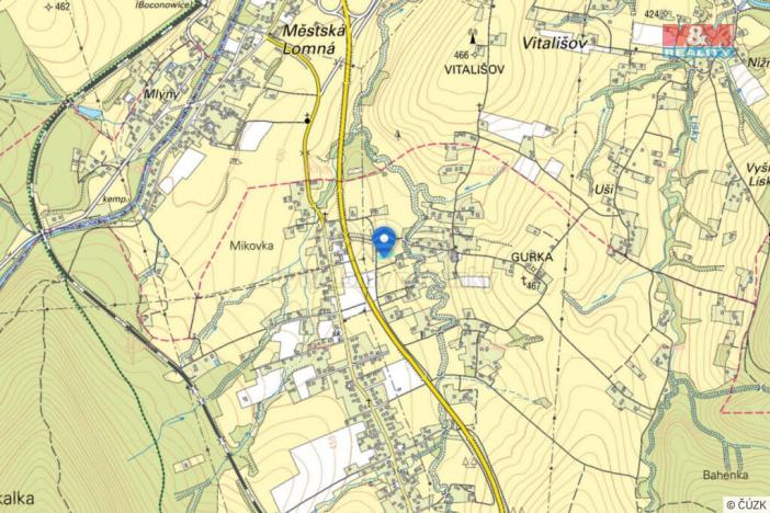 Prodej komerčního pozemku, Mosty u Jablunkova, 1615 m2