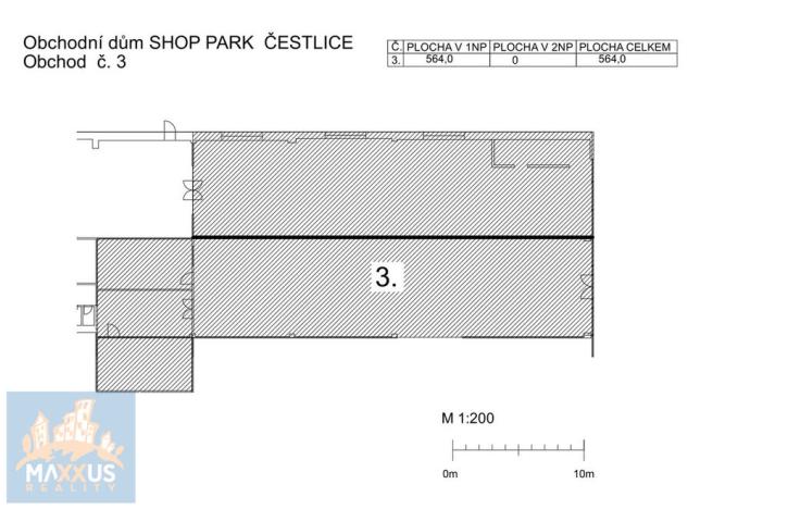 Pronájem obchodního prostoru, Čestlice, Průhonická, 259 m2