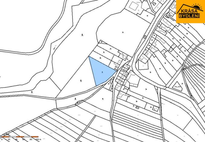 Prodej podílu 1/72 zemědělské půdy, Laškov - Krakovec, 375 m2