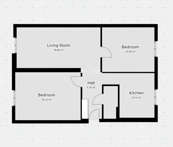 Pronájem bytu 3+1, Praha - Hloubětín, Sadská, 65 m2
