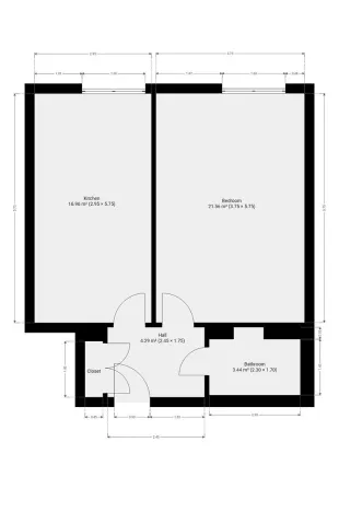 Pronájem bytu 2+kk, Praha - Vinohrady, Slezská, 48 m2