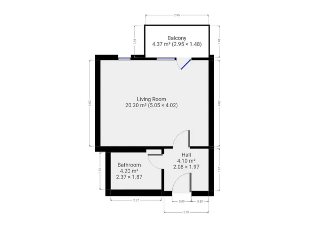 Pronájem bytu 1+kk, Praha - Jinonice, Kačírkova, 31 m2