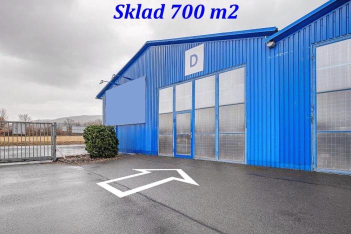 Pronájem skladu, Osov, 700 m2