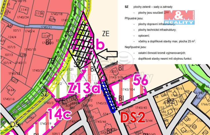 Prodej trvalého travního porostu, Mirošov, 2733 m2