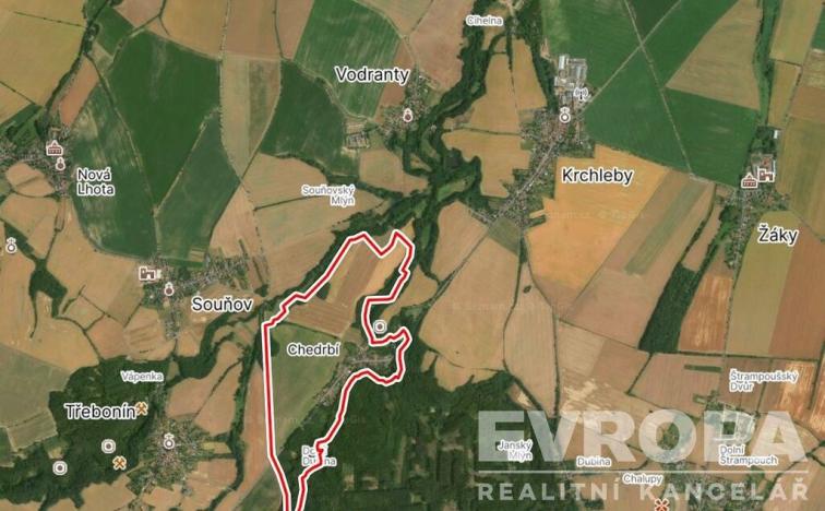 Prodej pozemku pro bydlení, Krchleby, 1524 m2