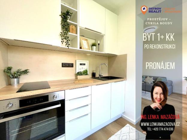 Pronájem bytu 1+kk, Prostějov, Cyrila Boudy, 32 m2