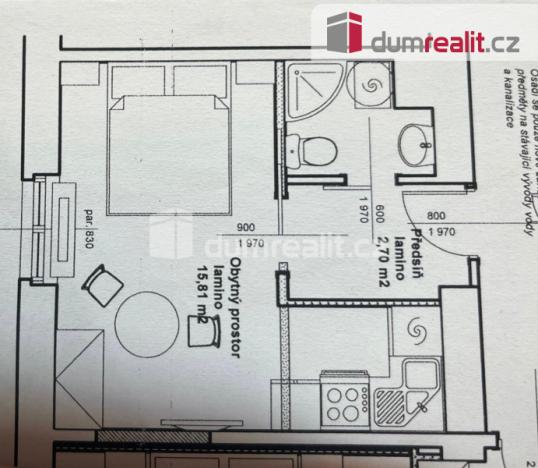 Prodej bytu 1+kk, Mariánské Lázně, Hlavní třída, 22 m2