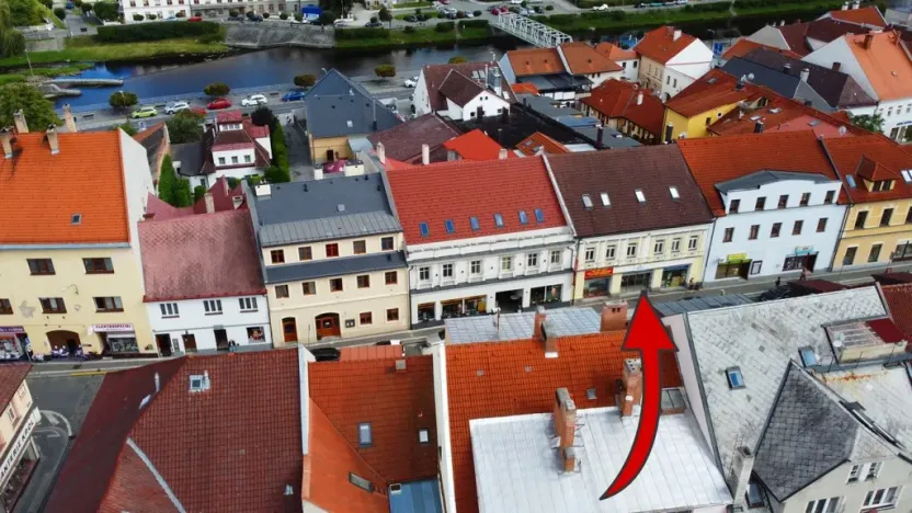 Prodej obchodního prostoru, Sušice, náměstí Svobody, 1250 m2