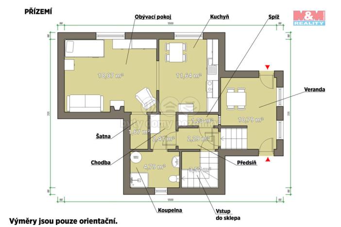 Prodej chalupy, Prášily, 48 m2